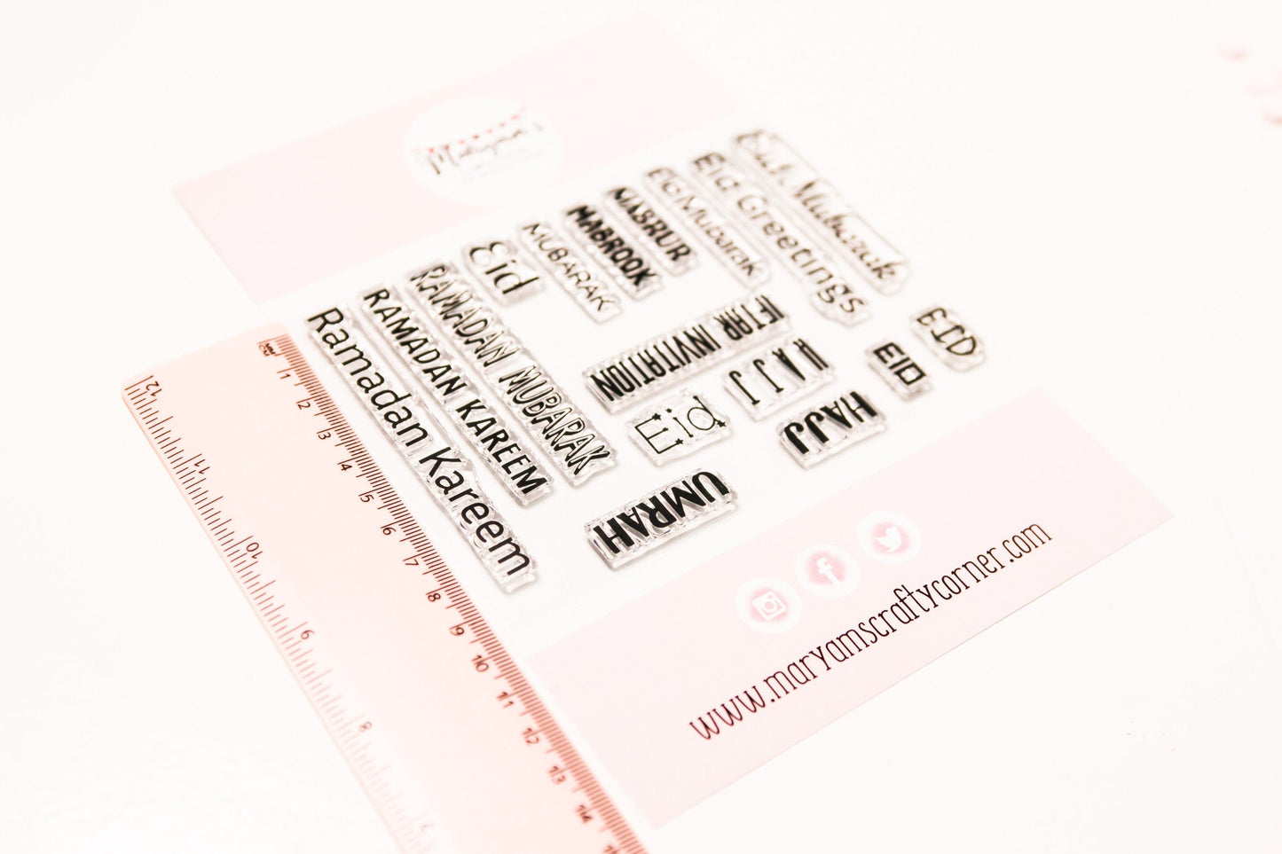 Eid Mubarak , Ramadan Kareem, Mabrook , Islamic, Eid stamps for card makers, Clear Edi and ramadan stamps perfect for Eid card making