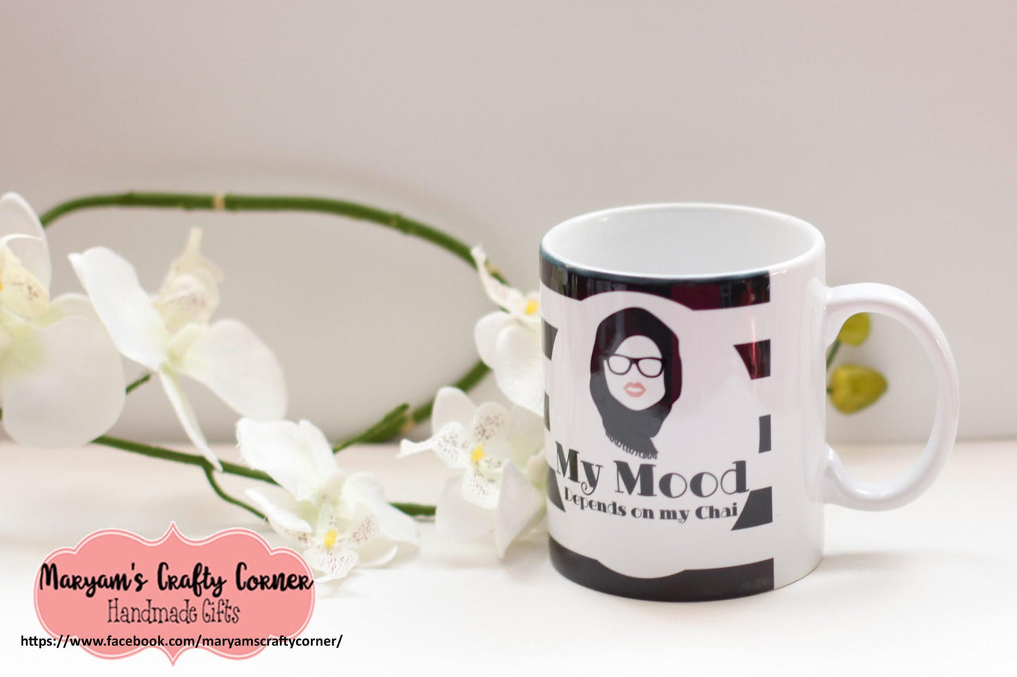Hijabi Mugs, islamic Mugs, Arabic Mugs, Eid Gifts, Raamadan, Eid, Personalised Mugs, Islamic Gifts, Arabic Mugs,Muslim Gifts, Muslimah Hijab