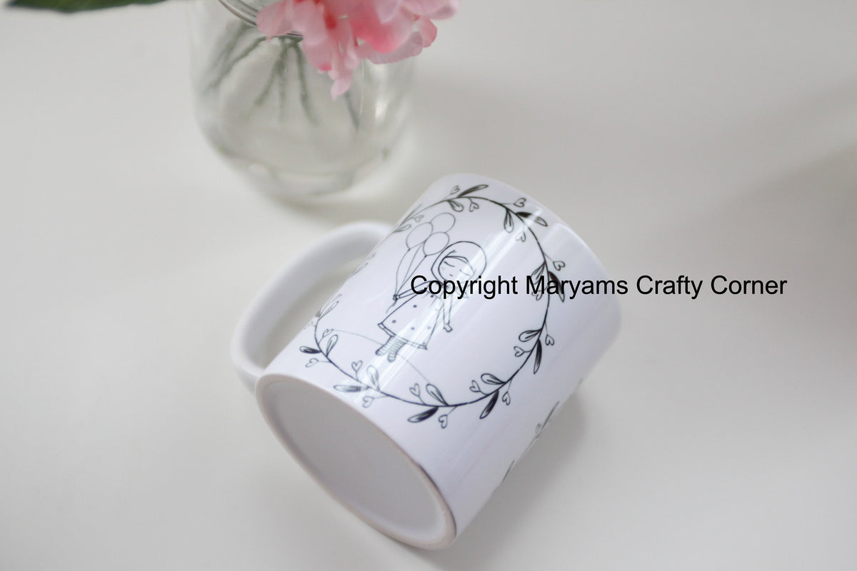 Islamic Mug,Hijabi Mug, Ramadan, Muslim Mug, Eid Mug, Personalised Mug, Arabic Mug, Muslimah Mug, Arabian Mug, Ramadan Mug, Coffee Tea Mug