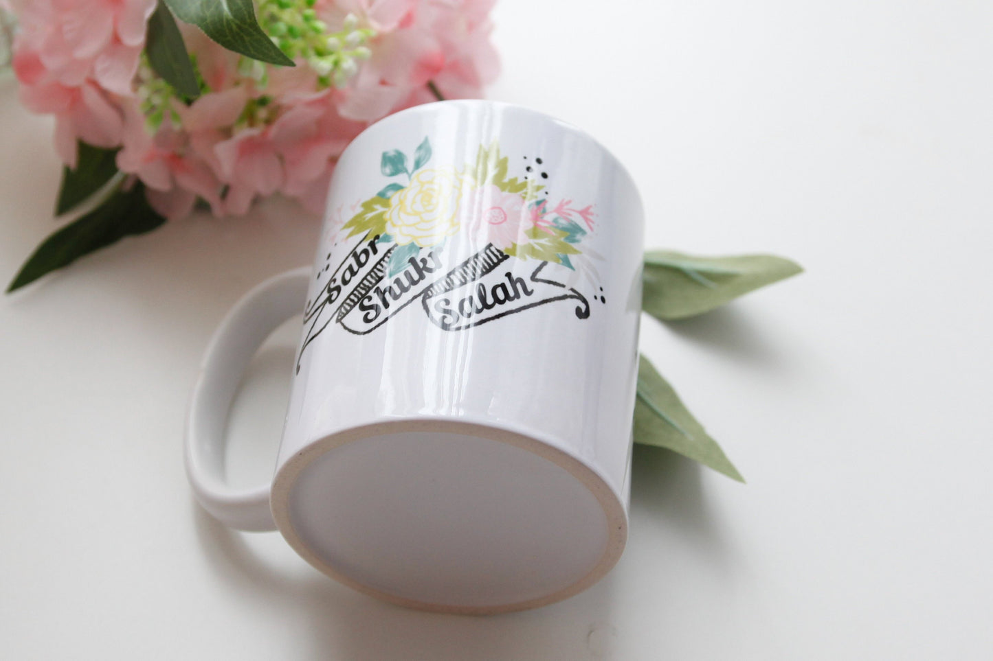 Eid Gift Sabr Shukr Salah Mug ideal for Eid, birthday gift