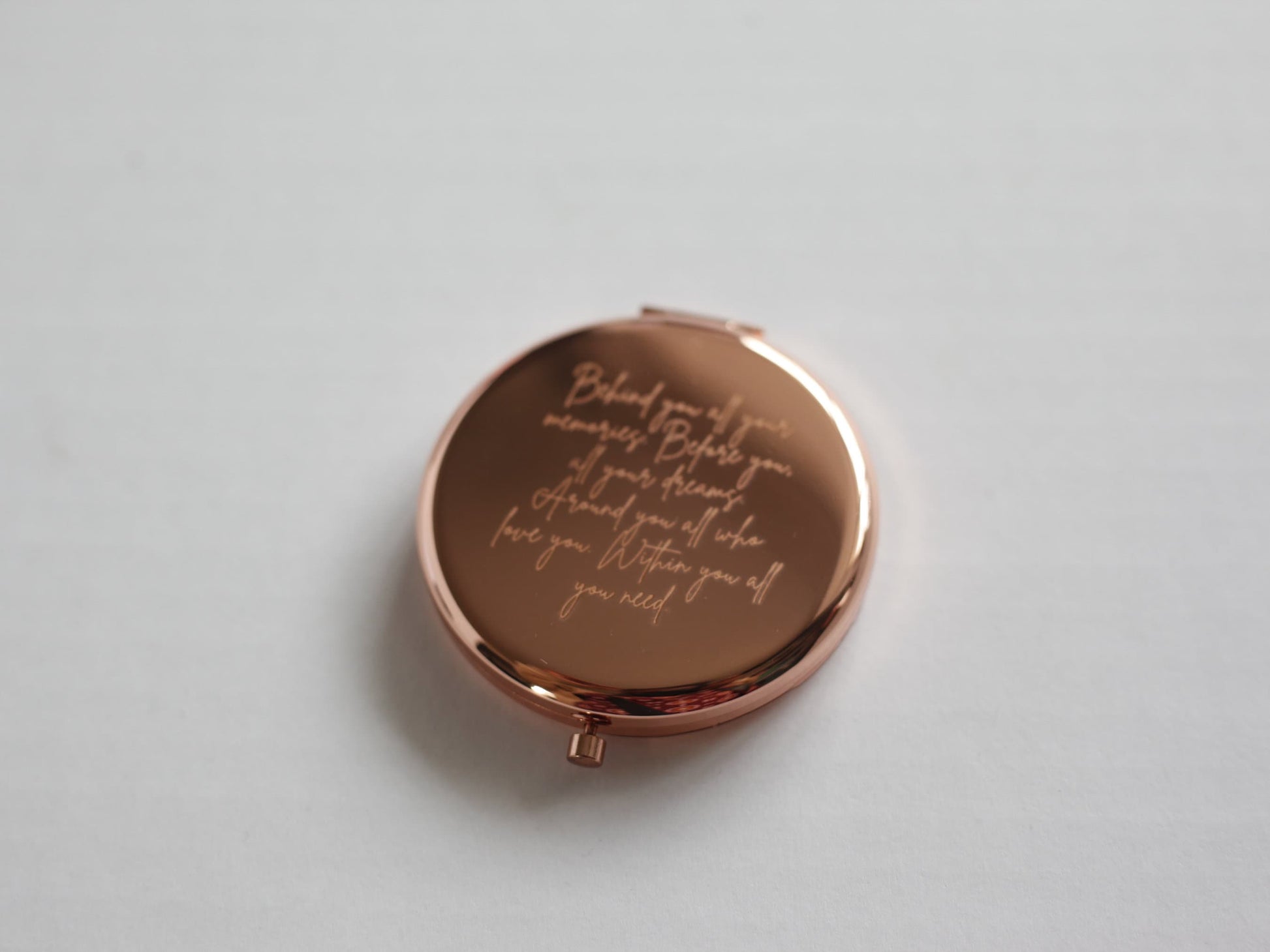 Gift box with mirror engraved gift inside, graduation gift, mothers day gift, islamic gifts, wedding gift box