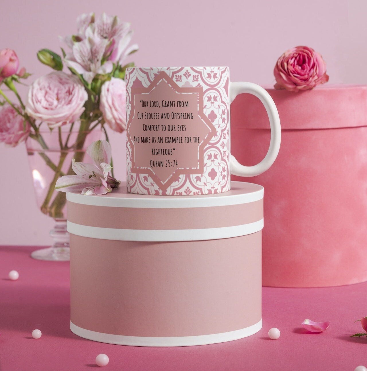 Mum and Dad, Abba Amma Mug Eid gift set, Bangla Mugs for parents who love floral design, Tea mugs in Bangla design, Bangle Coffee Mugs