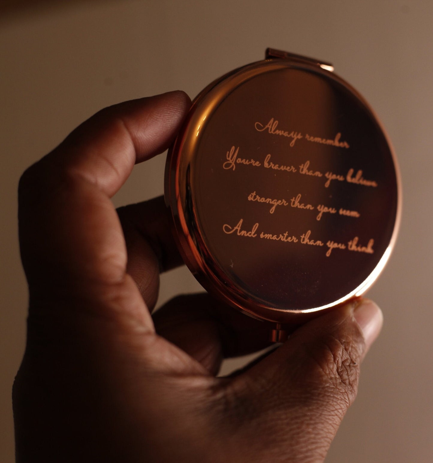 Gift box with arabic mirror engraved gift inside, beautiful gift for Eid, Eid boxed gift for mum, friend or wife