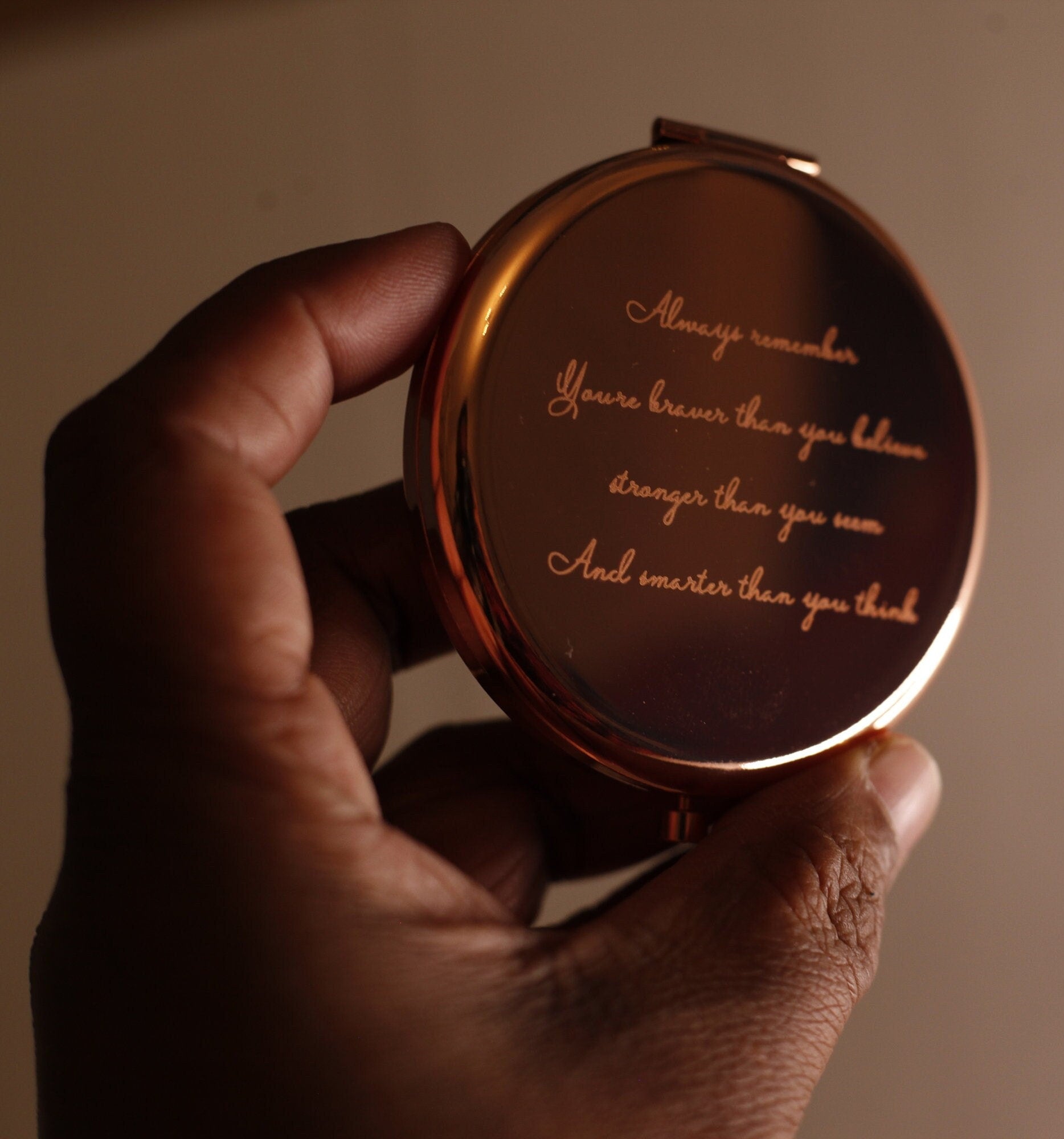 Gift box with arabic mirror engraved gift inside, beautiful gift for Eid, Eid boxed gift for mum, friend or wife