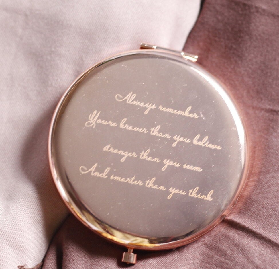 Gift box with arabic mirror engraved gift inside, beautiful gift for Eid, Eid boxed gift for mum, friend or wife