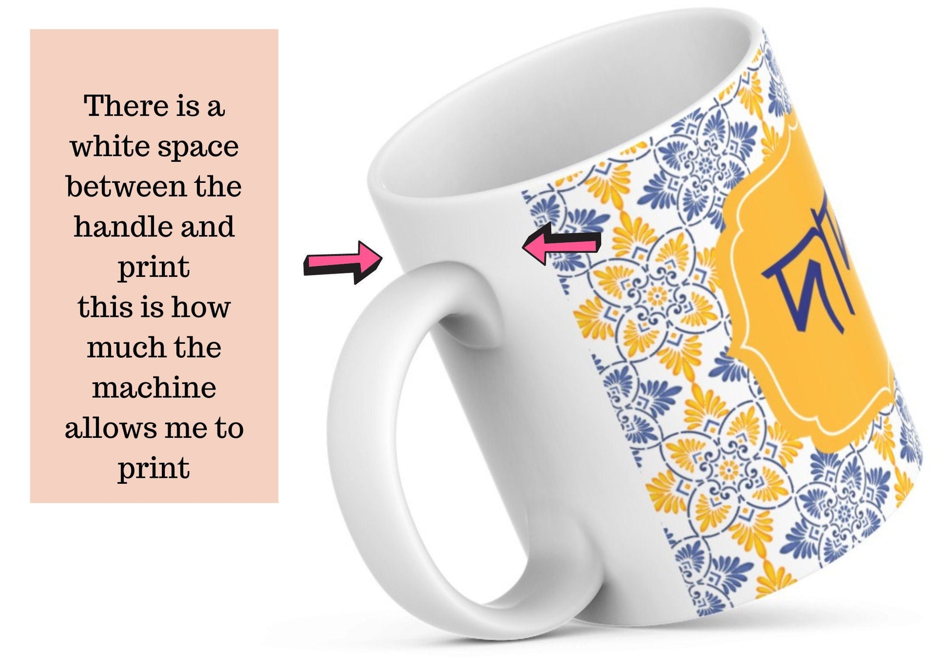Vibrant Yellow Bangla Mug for Beloved Grandparents - Eid Gift Idea, Gift for Dada and Dadi for special occasions