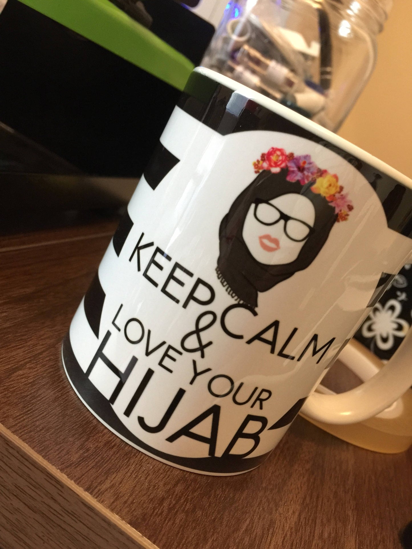 Hijabi Mugs, islamic Mugs, Arabic Mugs, Eid Gifts, Raamadan, Eid, Personalised Mugs, Islamic Gifts, Arabic Mugs,Muslim Gifts, Muslimah Hijab