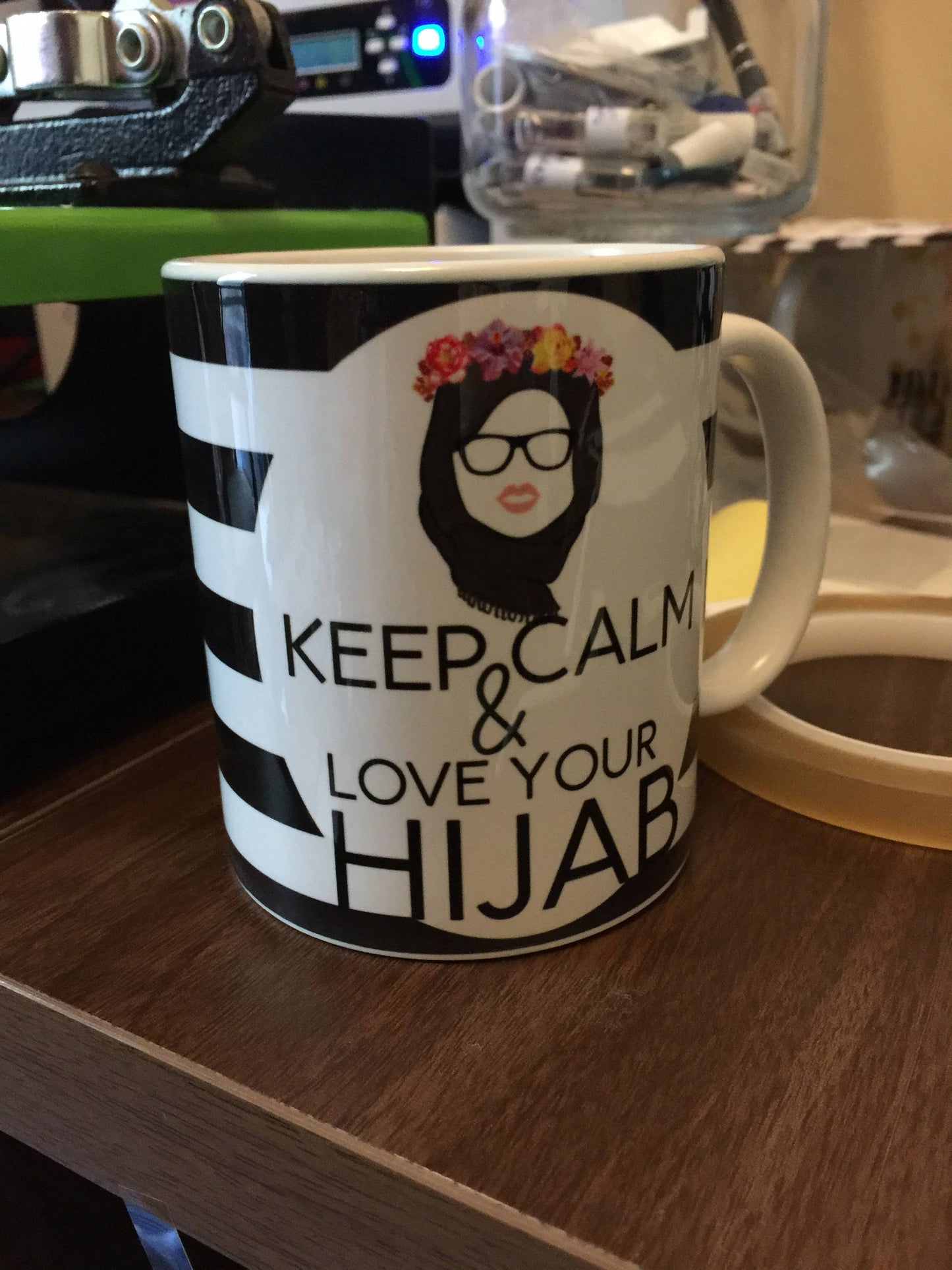 Hijabi Mugs, islamic Mugs, Arabic Mugs, Eid Gifts, Raamadan, Eid, Personalised Mugs, Islamic Gifts, Arabic Mugs,Muslim Gifts, Muslimah Hijab