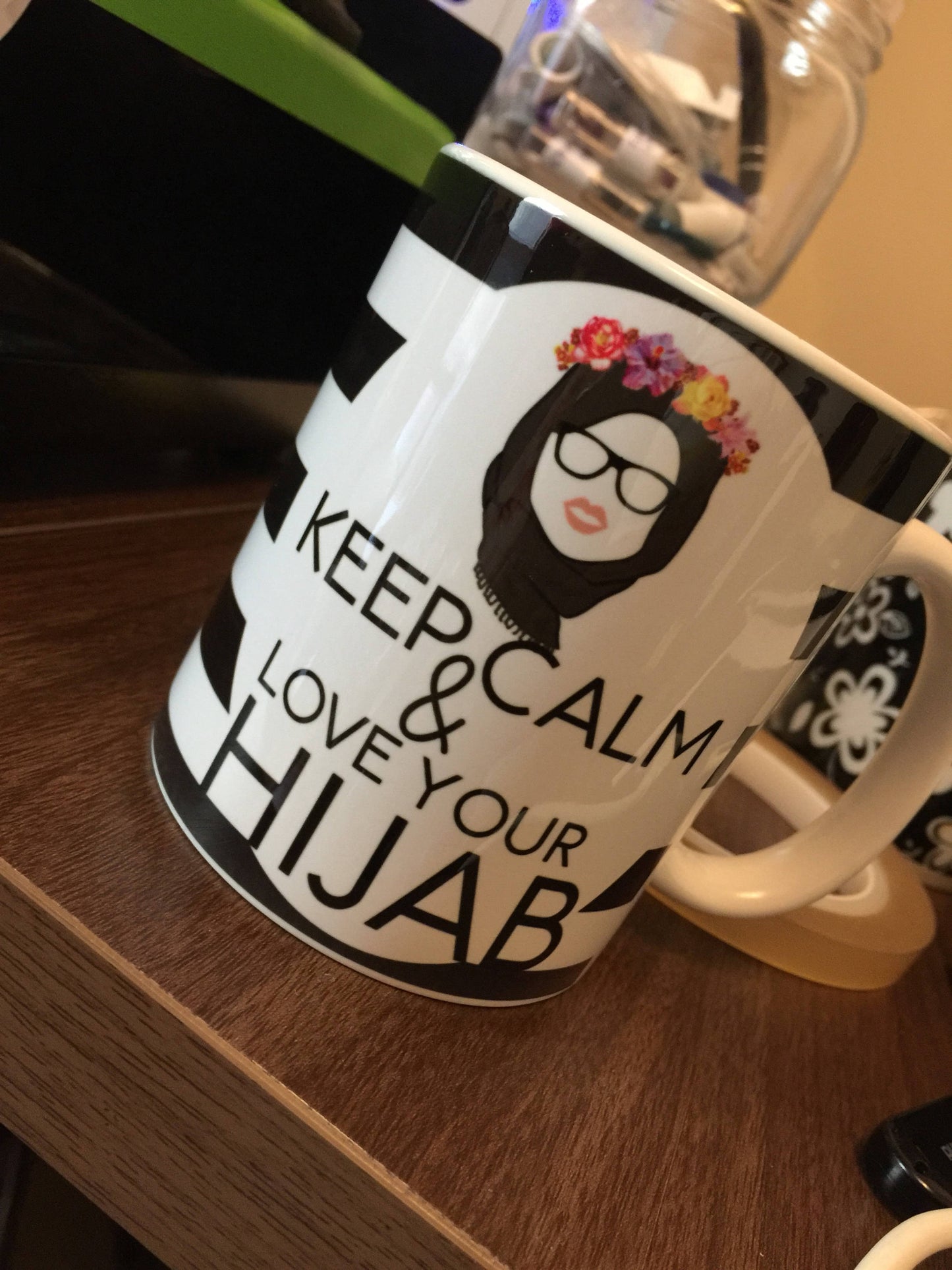 Hijabi Mugs, islamic Mugs, Arabic Mugs, Eid Gifts, Raamadan, Eid, Personalised Mugs, Islamic Gifts, Arabic Mugs,Muslim Gifts, Muslimah Hijab