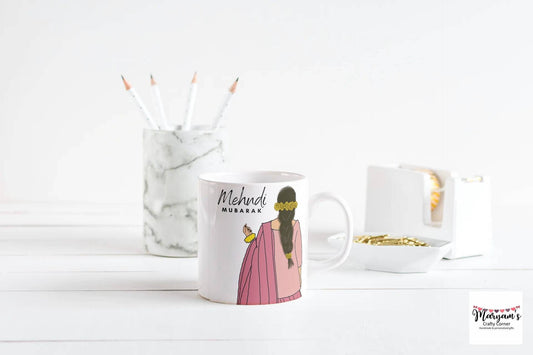 Eid GiftIndian, Asian, Arabic Wedding mug, Habibti Wedding Mug for Islamic or indian wedding