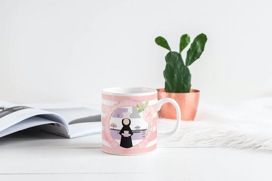 Eid GiftHijabi woman Mug, Islamic Muslim Hijab Mug, Arabic Muslim Mug